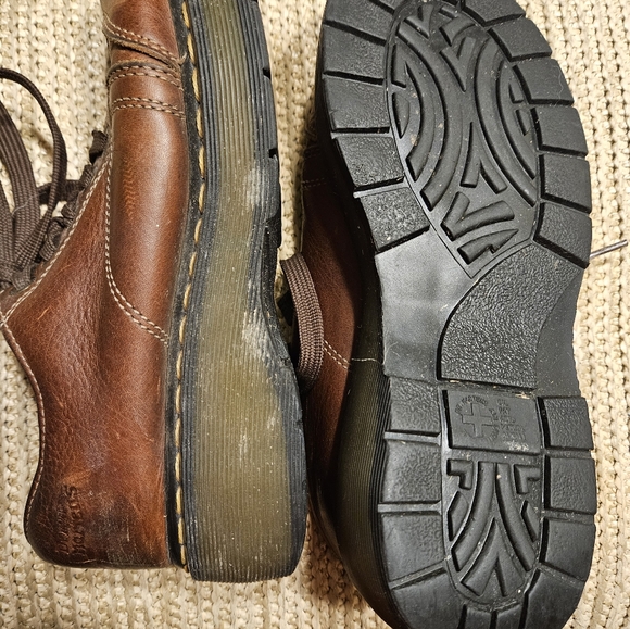 Dr. Martens y2K chunky Sole Oxfords Size 9 Brown Lace Up 8651 - Picture 6 of 13